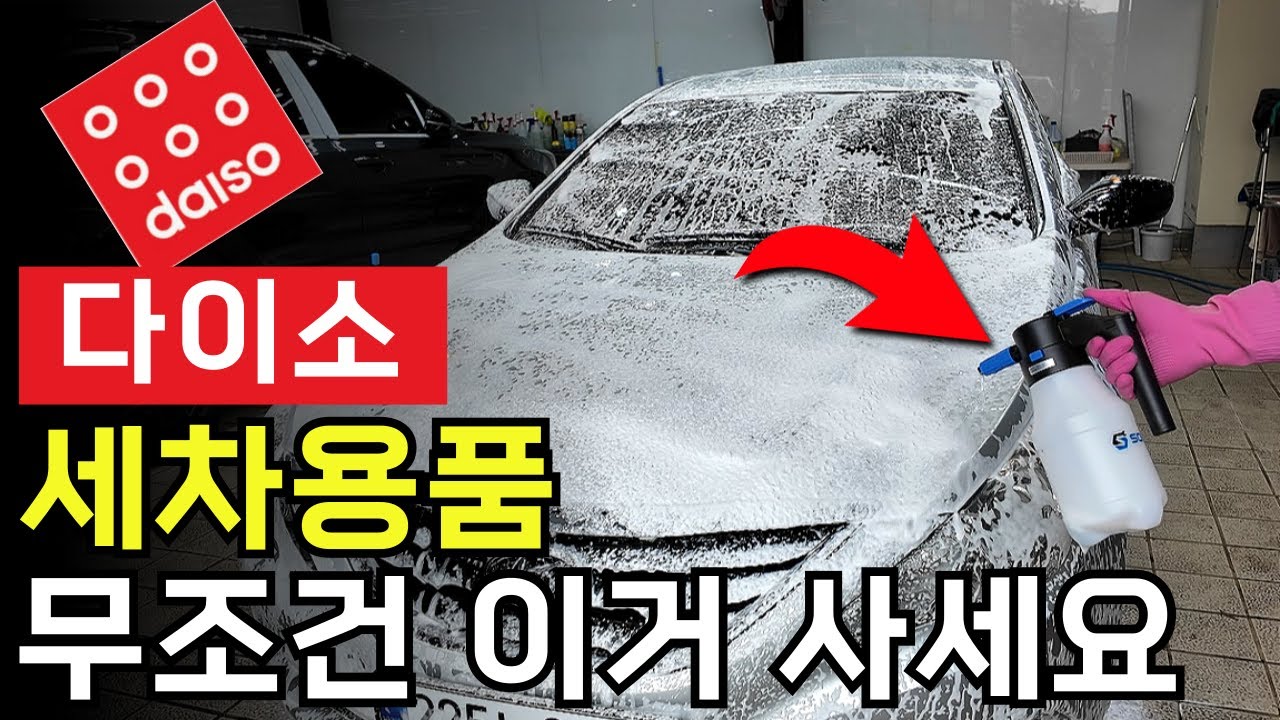 다이소 가면 꼭 보세요 자동차 세차 용품 추천템 내돈내산 BEST  [ 차량용품, 꿀템, 가성비, 꾸미기, 꿀팁, 세차용품 ]