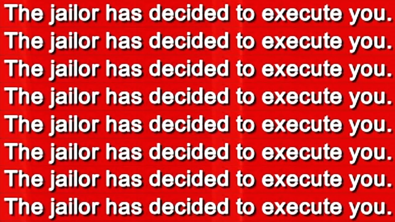 You're Trapped In Jail With A Crazed Killer In This Game... | Town of Salem