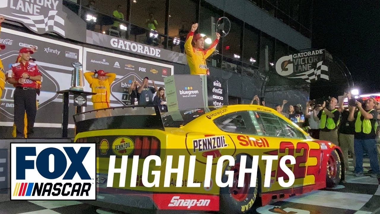 Joey Logano wins the first Duel qualifying race at Daytona | NASCAR ON FOX HIGHLIGHTS