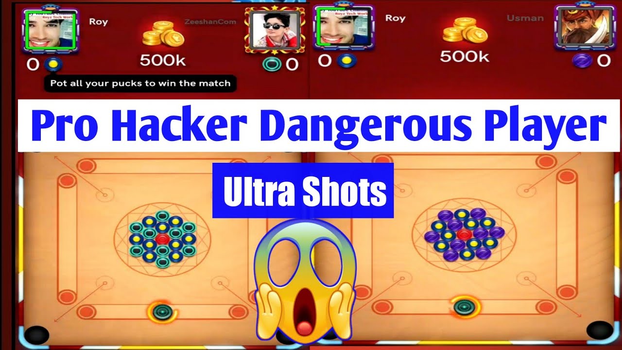 Roy Vs Dangerous Pro Hacker😱 & Noob Hacker😂 How To Beat🤔 Carrom Pool