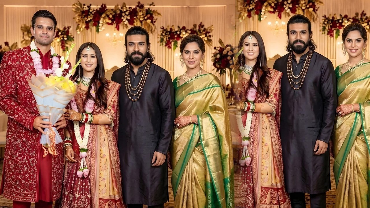 Ram Charan Attends Arjun Tendulkar & Saaniya Chandhok Wedding Reception | Nakshatra News