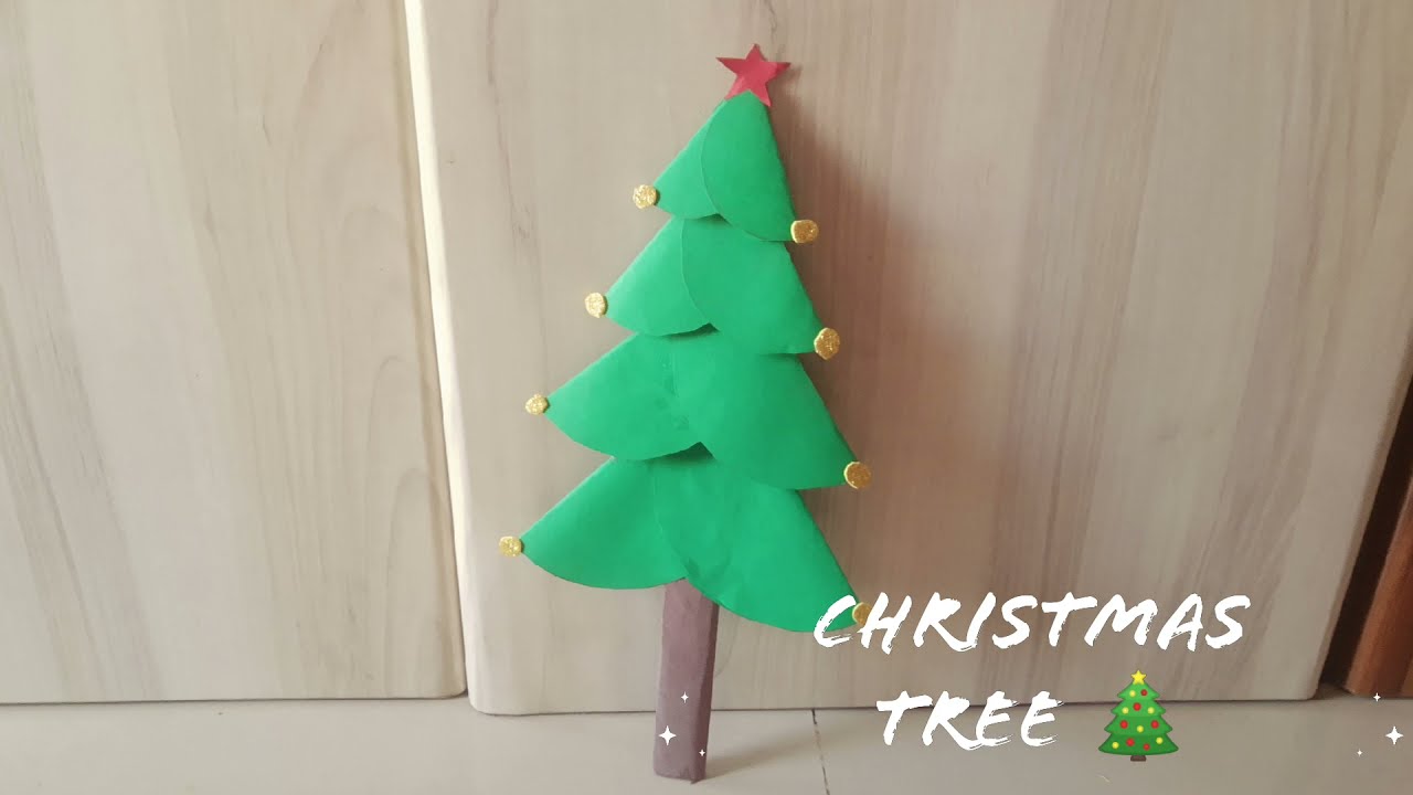 Christmas Tree Making At Home | Diy Christmas Tree | Christmas Decoration Ideas | Sapna Ghutukade