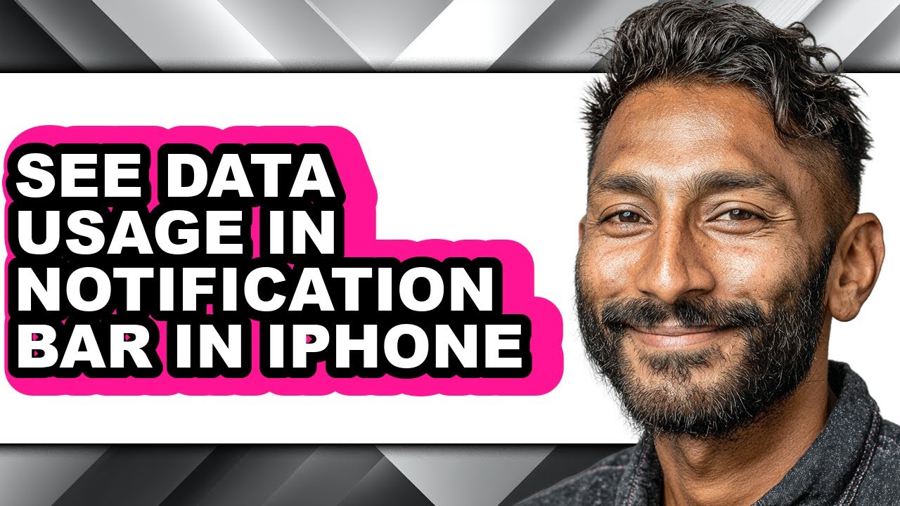 How to See Data Usage in Notification Bar in Iphone - Step by Step