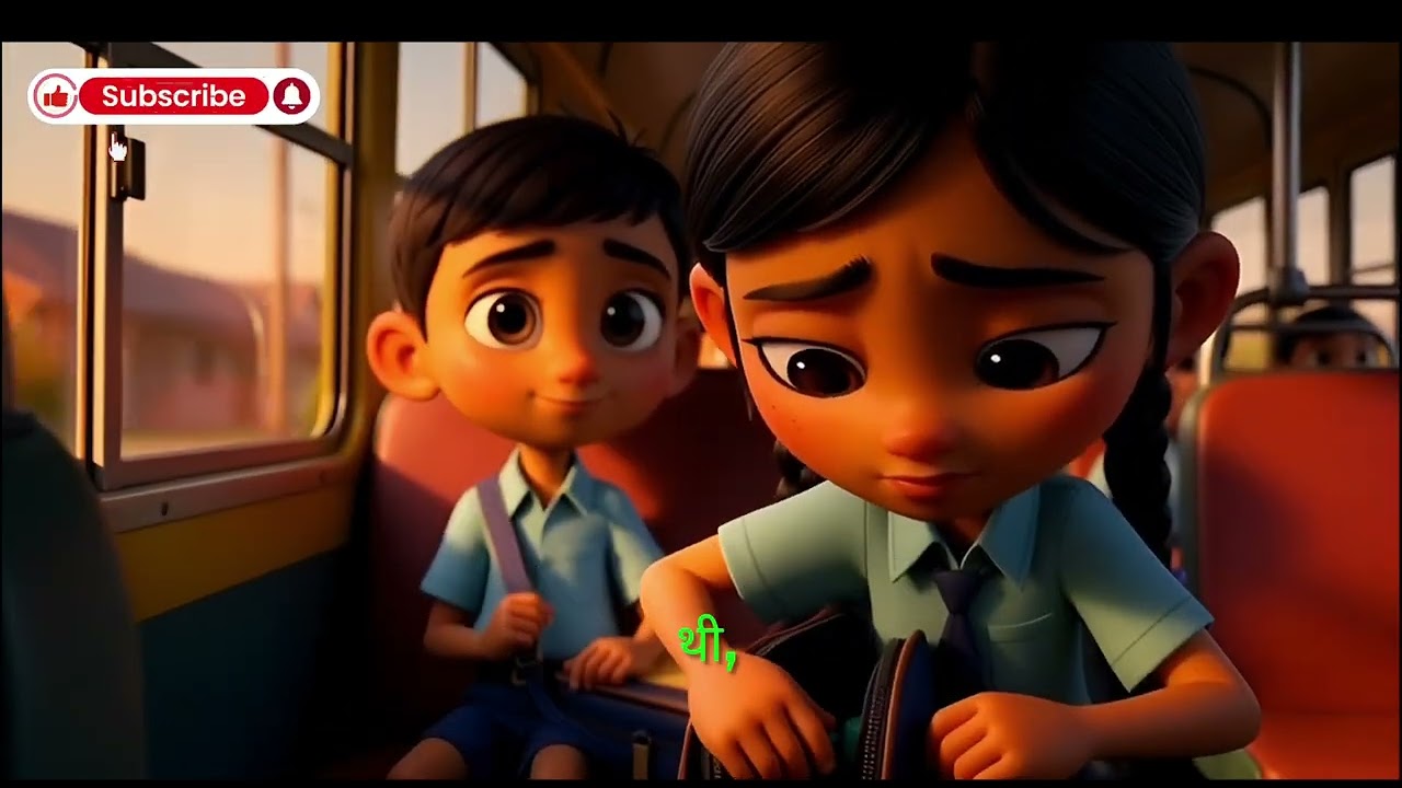 School Bus Water Bottle Story 💧 | Shivam Helps Nayra | Kids Moral Story