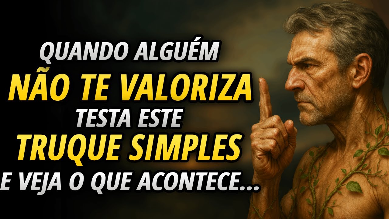 Quando Alguém já NÃO te Valoriza, FAÇA ISSO e essa Pessoa vai se ARREPENDER