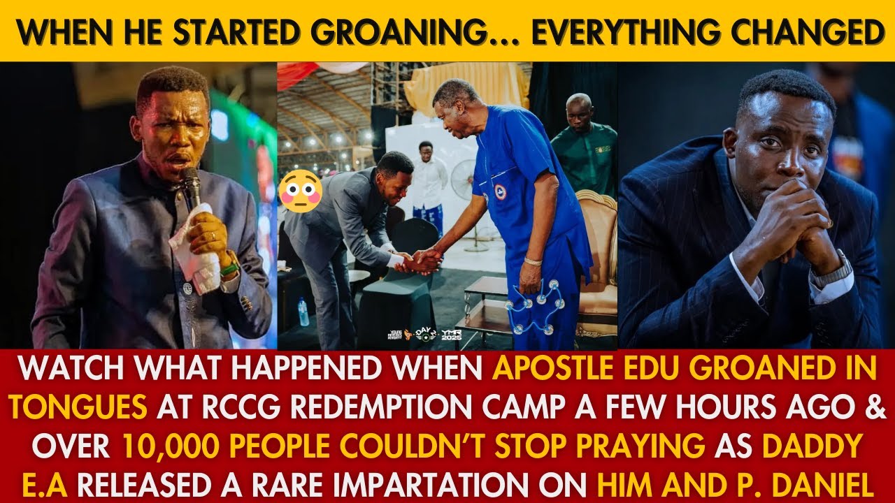 Апостол Эду стонал на языках в лагере искупления RCCG, и более 10 000 человек не могли перестать ...
