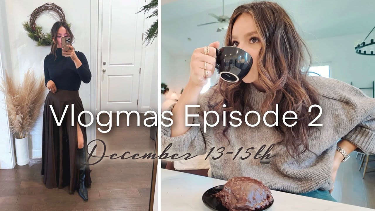 VLOGMAS EPISODE 2: Meeting Santa, Getting Ready for a Party & Random Days || Tania B Wells