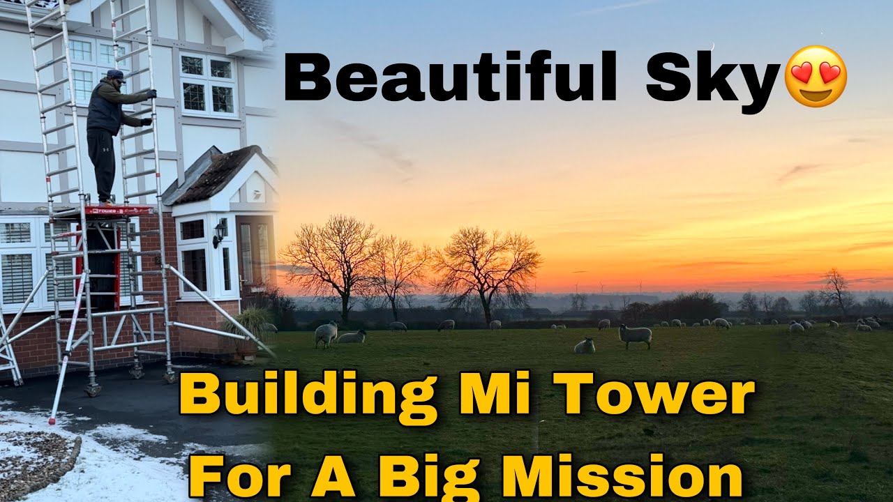 Preparation for a Big Mission | Building Mi Tower | Beautiful Evening Sky