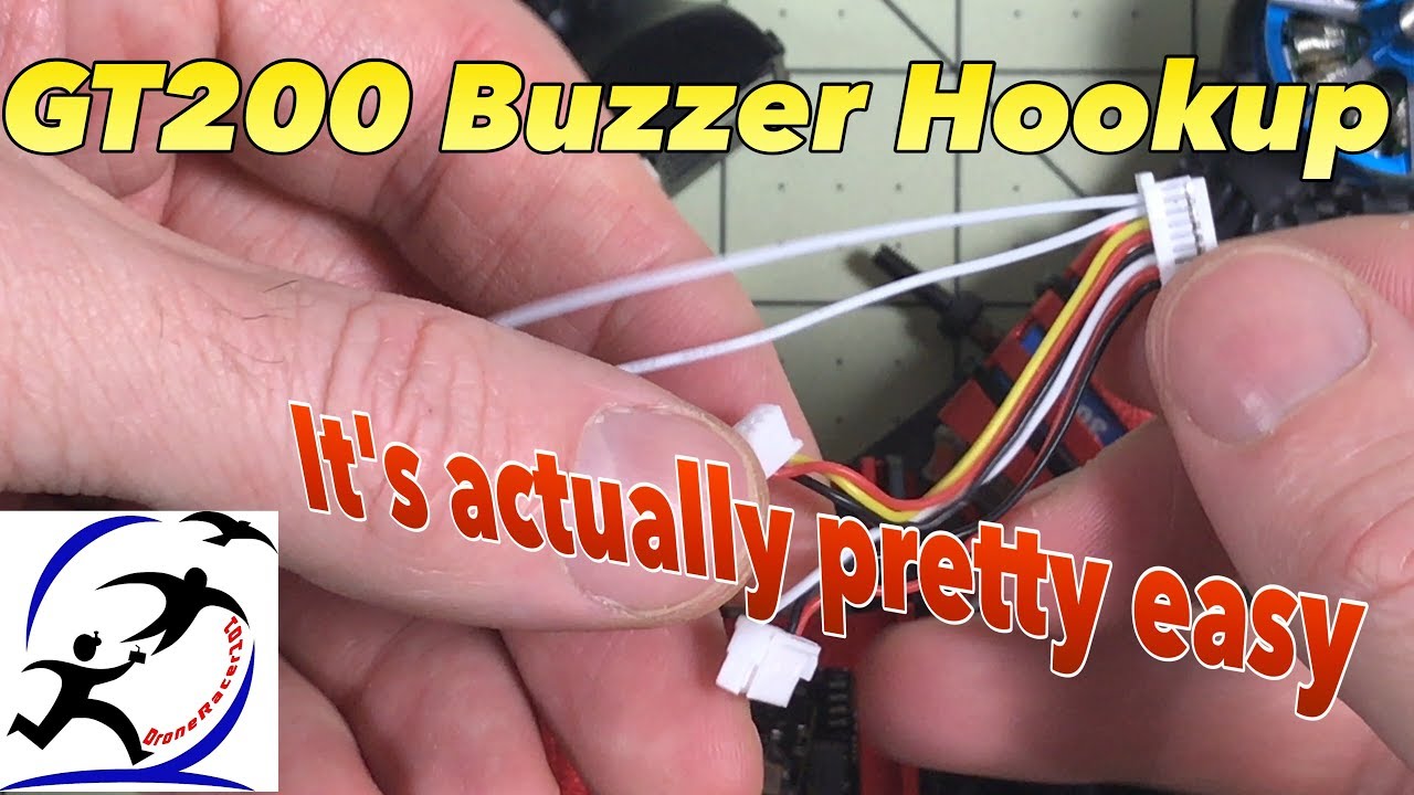 Diatone GT200 Buzzer Hookup, testing the Gemfan 5152 props again, and breaking antenna