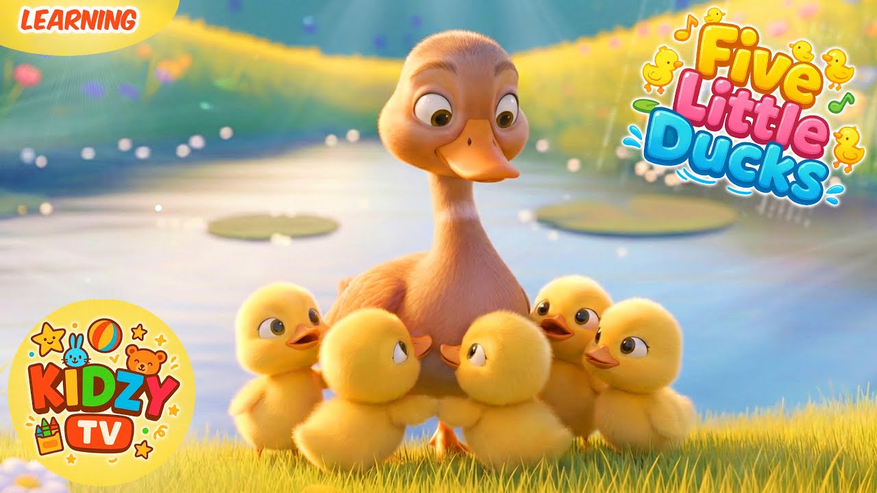 Five Little Ducks | Baby Nursery Rhymes and Kids Song