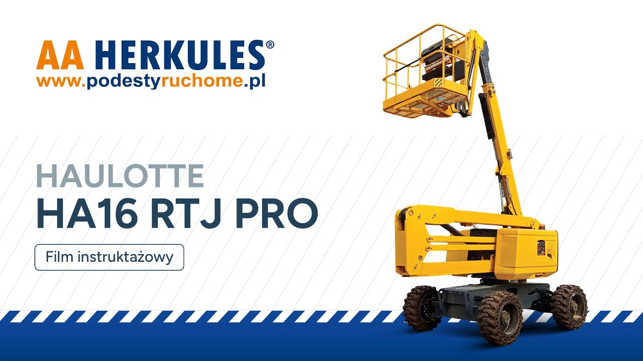 Haulotte HA16 RTJ PRO - Film instruktażowy | AA HERKULES