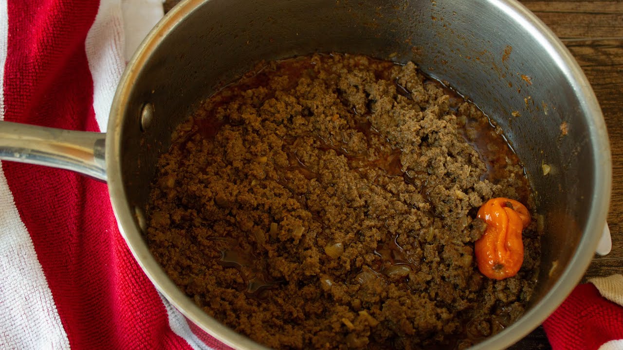 How To Make Meat Filling For Haitian Style  Cornet | Thanksgiving Appetizer Recipe | Episode 285