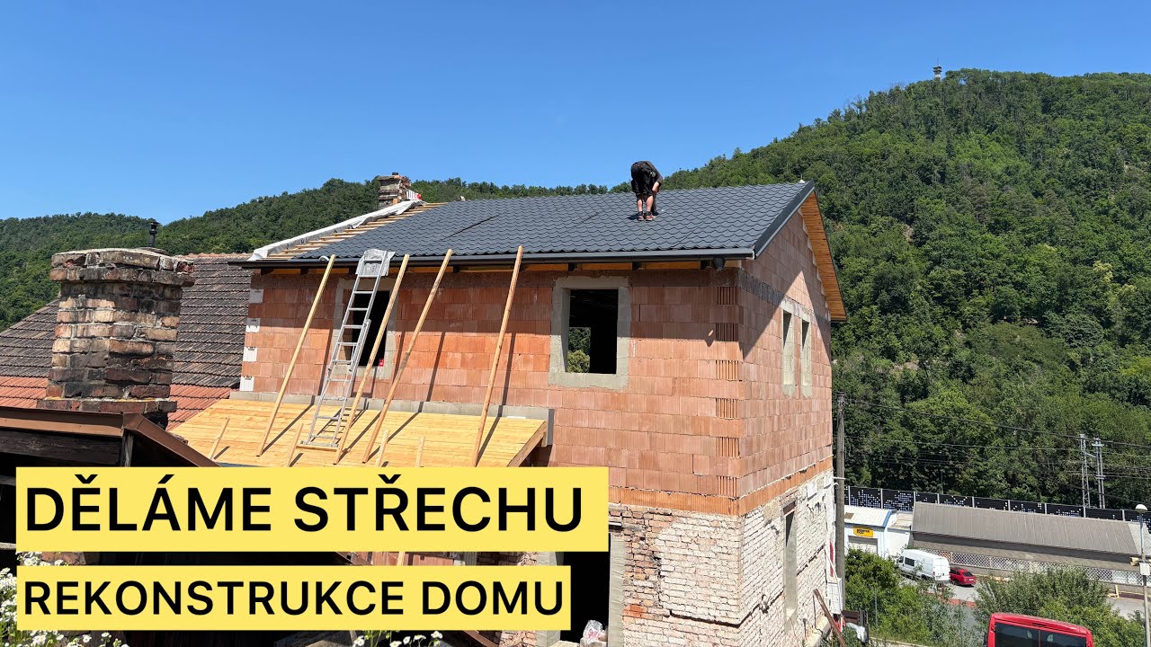 🔨 Jak jsme si vlastnoručně dělali novou střechu 🏠 | Rekonstrukce domu