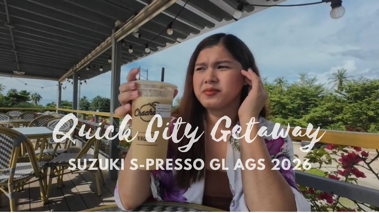 Quick City Getaway 🚙 | Suzuki S-Presso GL AGS 2026 Test Drive + Chachago Milk Tea Run