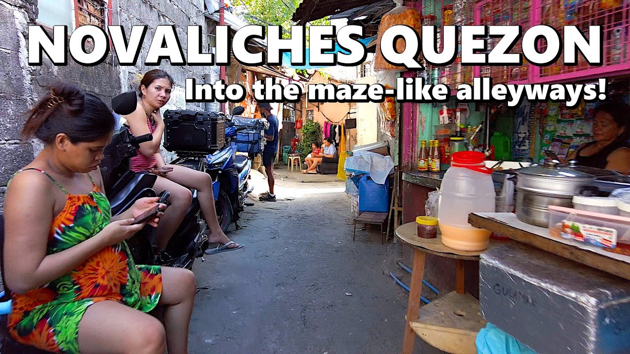Walking Inside the Maze-like Alleys of Novaliches Quezon | Walking Tours PH [4K]