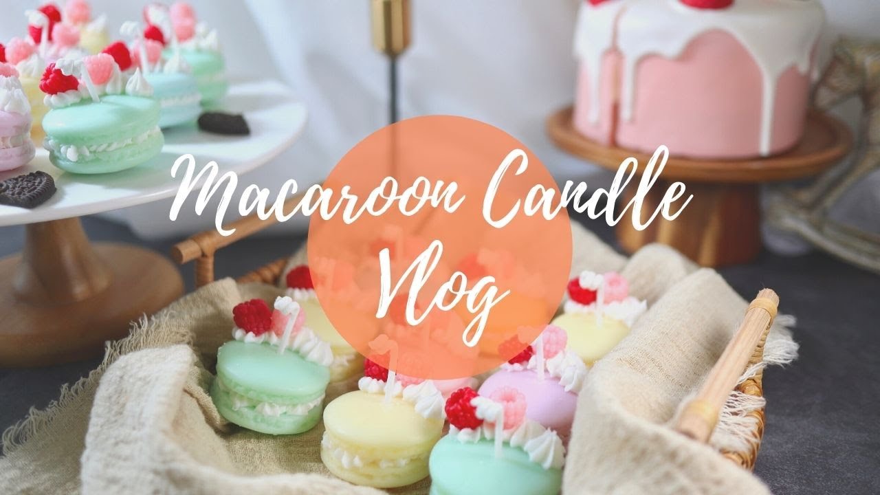 Macaron Candle Vlog | Candle Vlog | 超疗愈手作 | 马卡龙香薰蜡烛