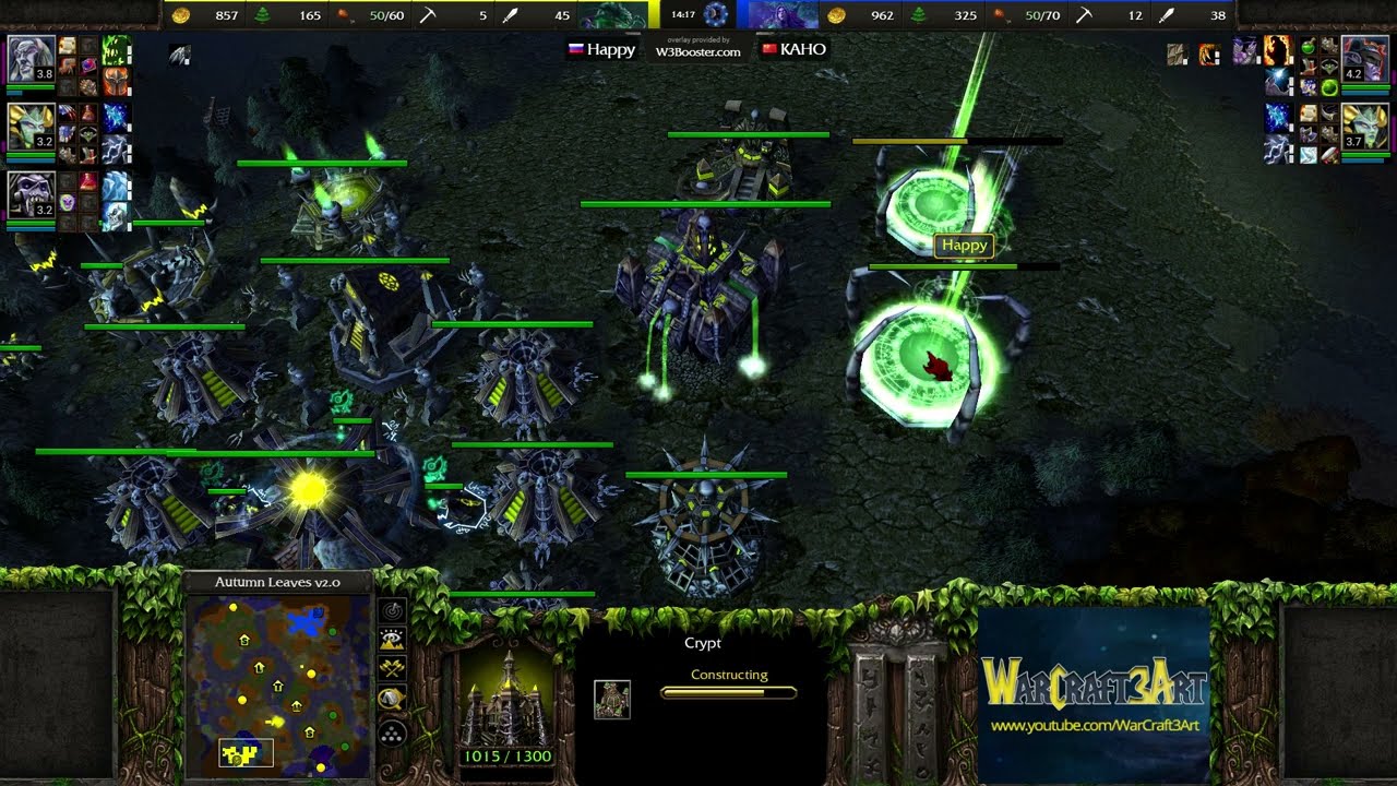 Happy(UD) vs Kaho(NE) - Warcraft 3: Classic - RN6662