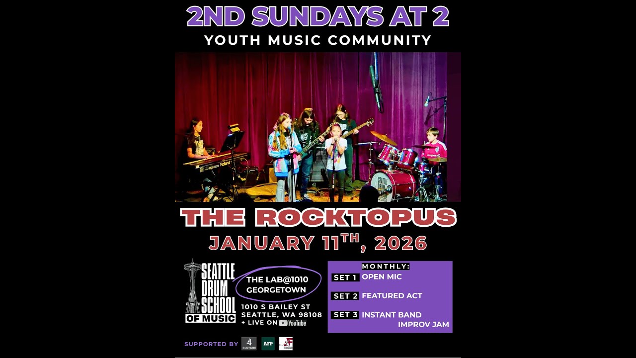 2nd Sundays @ 2 Youth Music Community - 1/11/26