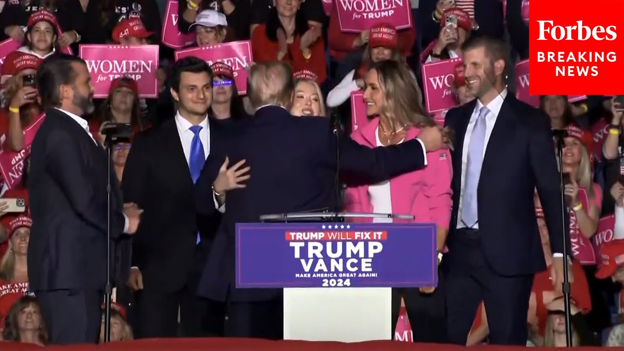 BREAKING NEWS: Trump Invites Don Jr., Tiffany, Eric, And Their Spouses On Stage At PA Rally