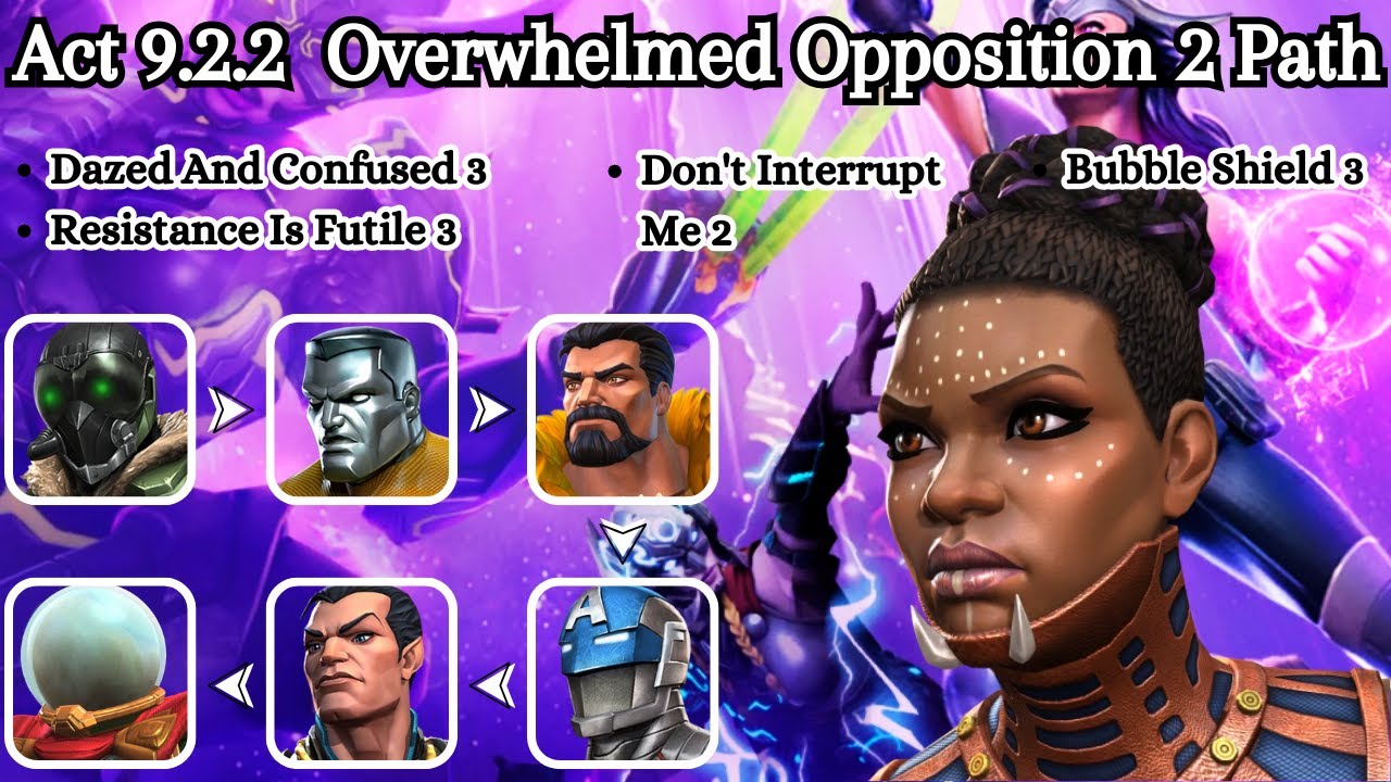 MCOC Act 9.2.2 Overwhelmed Opposition 2 Path - Shuri Boss