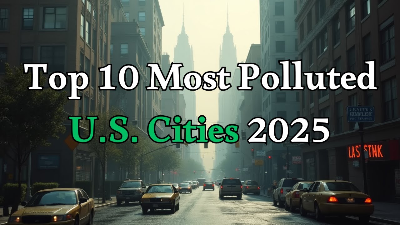 Top 10 Most Polluted U.S. Cities in 2025 | Air Quality Rankings | State of the Air