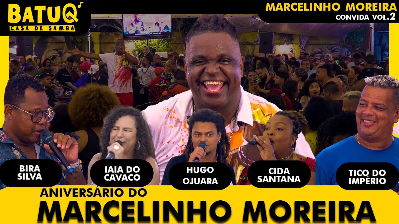 Roda de Samba de Raiz do Marcelinho Moreira convida Hugo Ojuara, Cida, Iaia, Bira Silva e Tico
