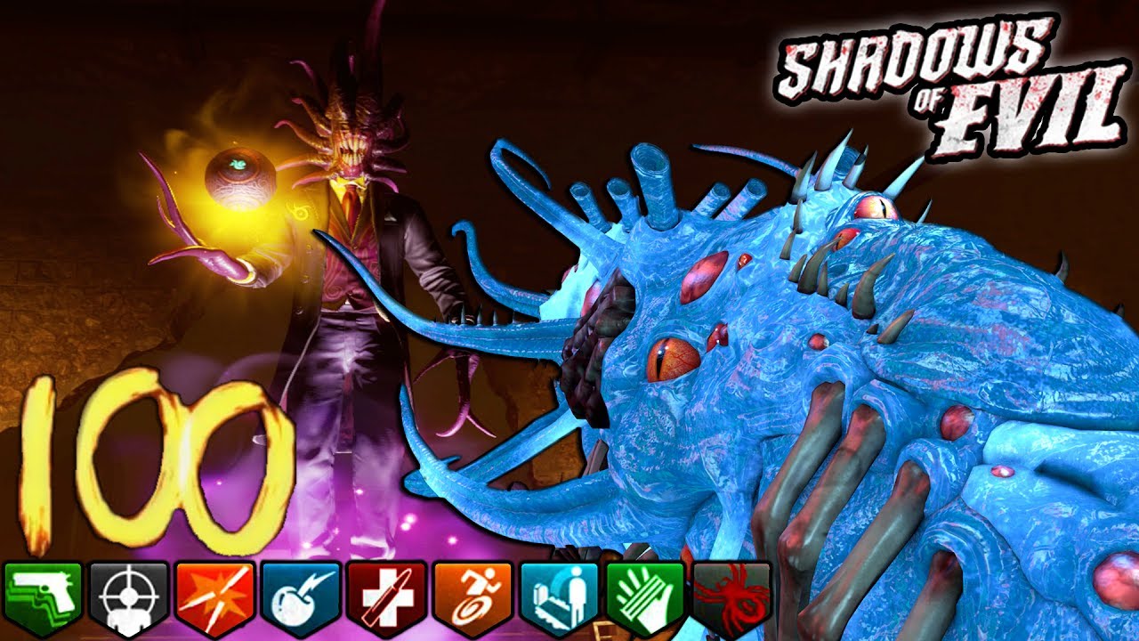 ROUND 100 BOSS FIGHT SPEEDRUN CHALLENGE - 'SHADOWS OF EVIL' EDITION!