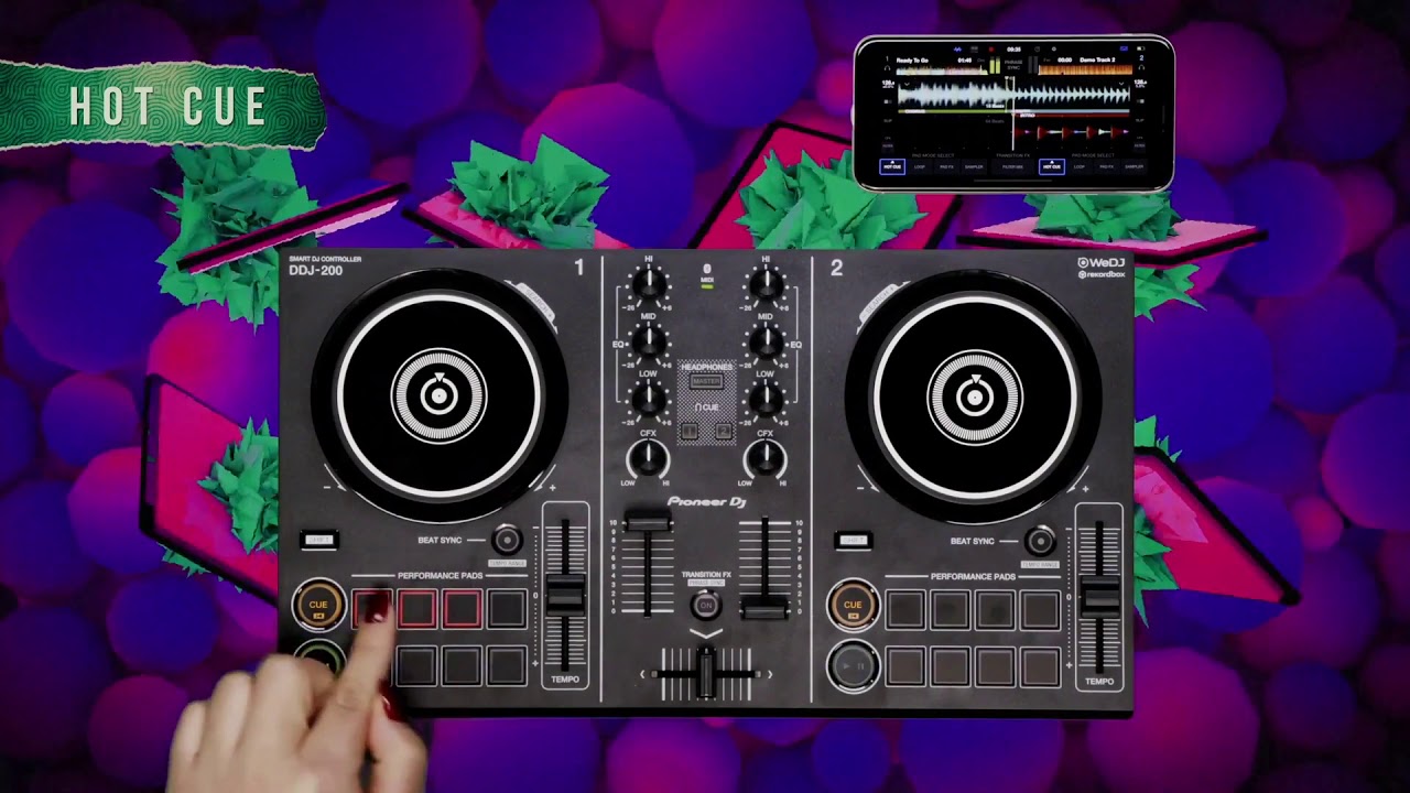 Pioneer DJ техника Cueing DDJ-200