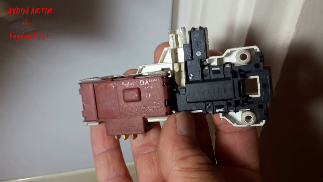 ÇAMAŞIR MAKİNESİ Kapak Emniyet Kilidi Değiştirme / WASHING MACHINE Cover Safety Lock Replacement