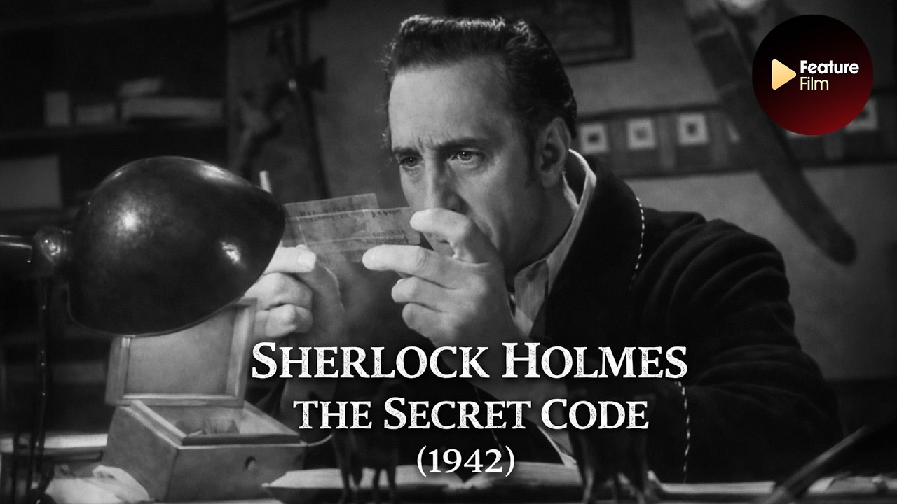 Sherlock Holmes: The Secret Code (1942) - Full Movie in 1080p HD | Basil Rathbone, Nigel Bruce