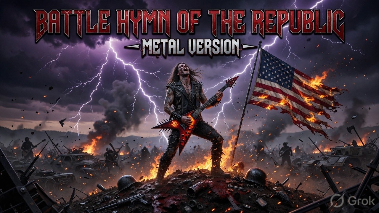 Battle Hymn of the Republic 🔥 EPIC METAL VERSION | Public Domain War Anthem Reborn