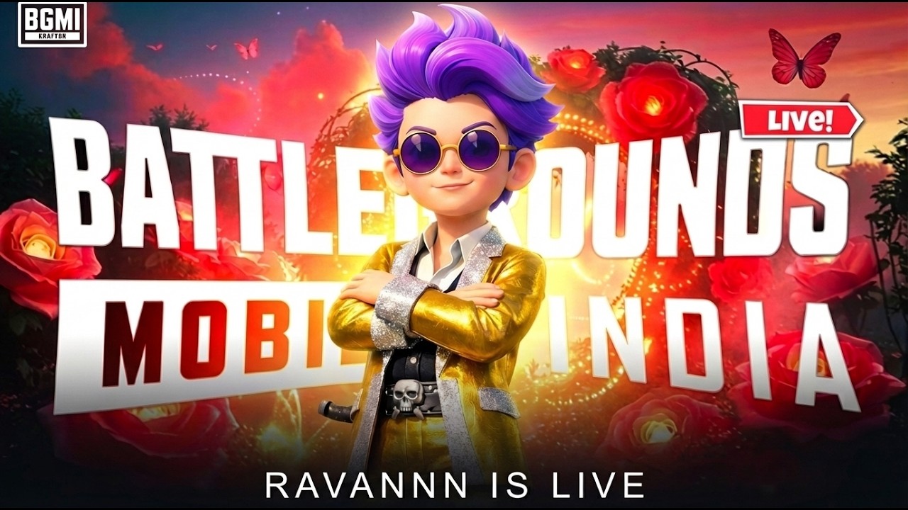RANK PUSH - RAVANNN LIVE - BGMI LIVE  #bgmilive #jonathangaming #lolzzzgaming #ravannnlive
