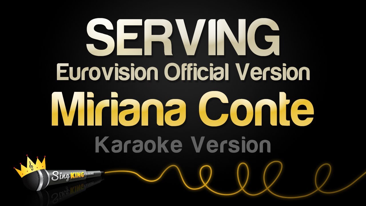 Miriana Conte - SERVING - Eurovision Official Version (Karaoke Version)