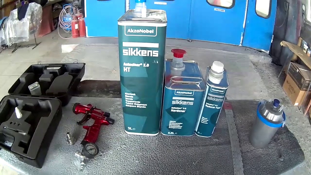 SIKKENS AUTOCLEAR 2.0 HT WITH WALCOM GENESI CARBONIO 360