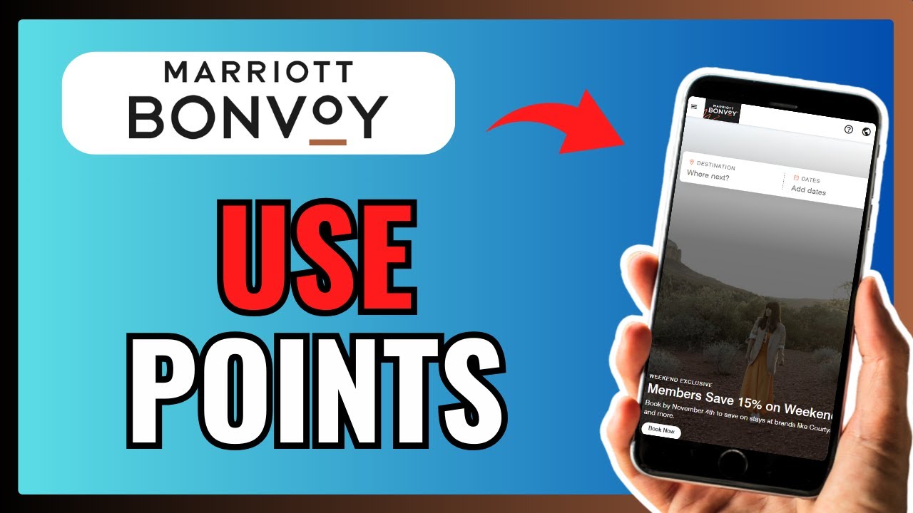 How To USE POINTS On MARRIOTT BONVOY APP 2024!