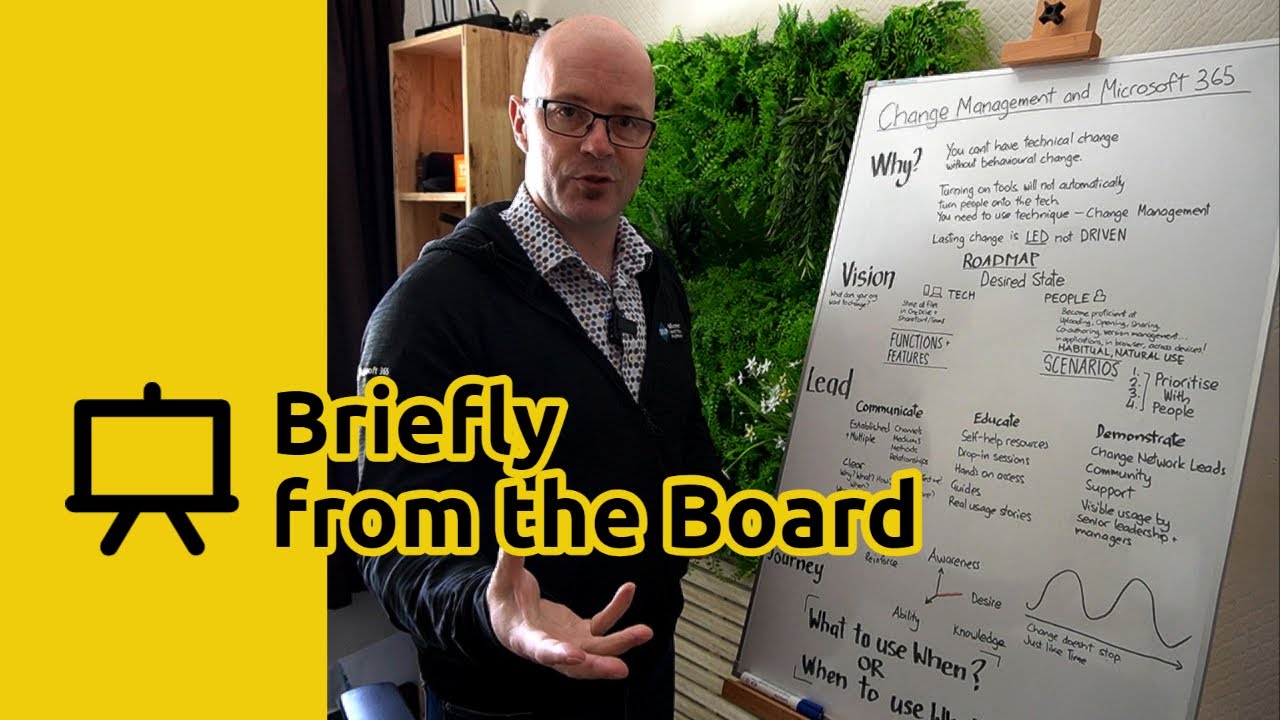 Microsoft 365 Change Management - Briefly from the Board