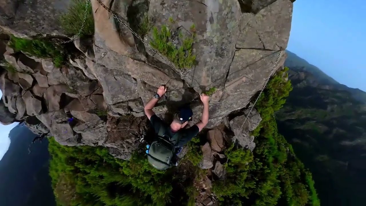 Ilha da Madeira - Encumeada Alta - A short Via Ferrata step