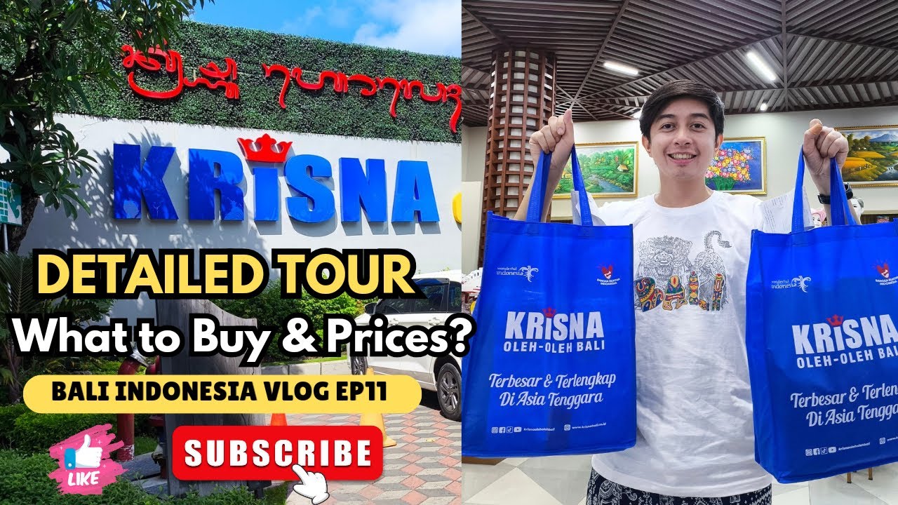 Walking Tour Krisna Oleh Oleh: Bali's Top Souvenir Shop 🎁🛒🌴