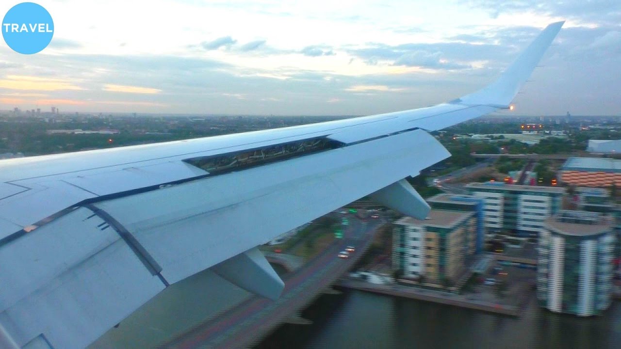 Lufthansa Embraer 190 Short Runway Landing at London City Airport!