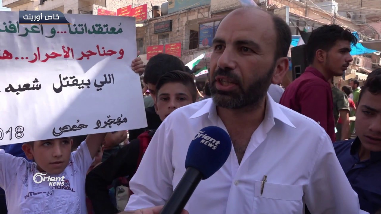 مظاهرة في مدينة الدانا شمال إدلب للتأكيد على استمرارية الثورة