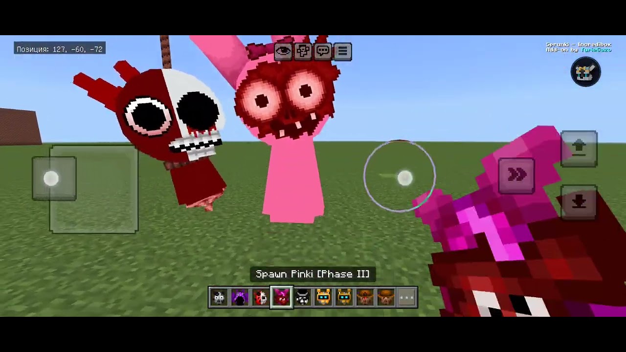 I Summon NEW Incredibox Sprunki in Minecraft PE Mod!!!”
