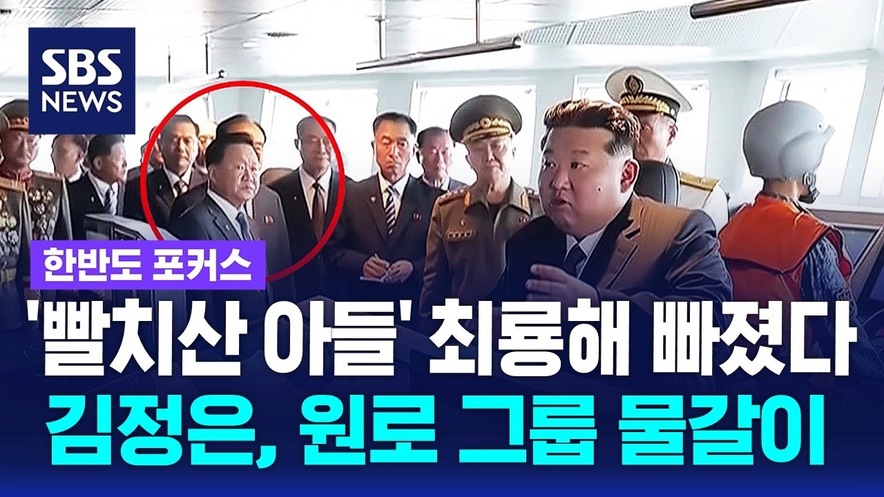 '빨치산 아들' 최룡해 빠졌다…김정은, 원로 그룹 물갈이 / SBS / 한반도 포커스
