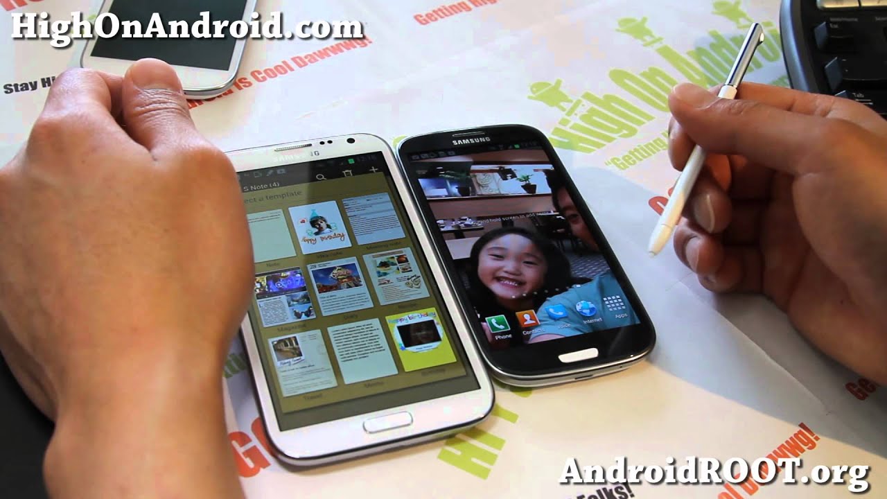 Galaxy Note 2 vs Galaxy S3! [COMPARISON]