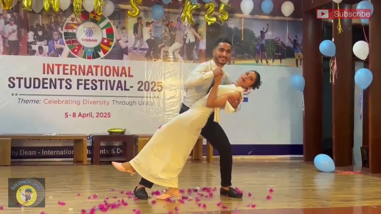 VINTFEST 2025: Vignan University International Students Rock the Fashion Runway 💃🌍 #vignan #festival