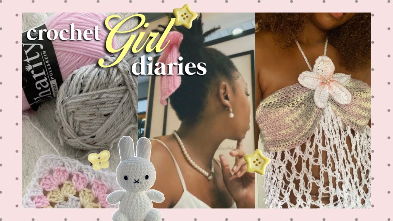 I Tried Crocheting for 24 Hours…here’s what I made | crochet diaries 🎀