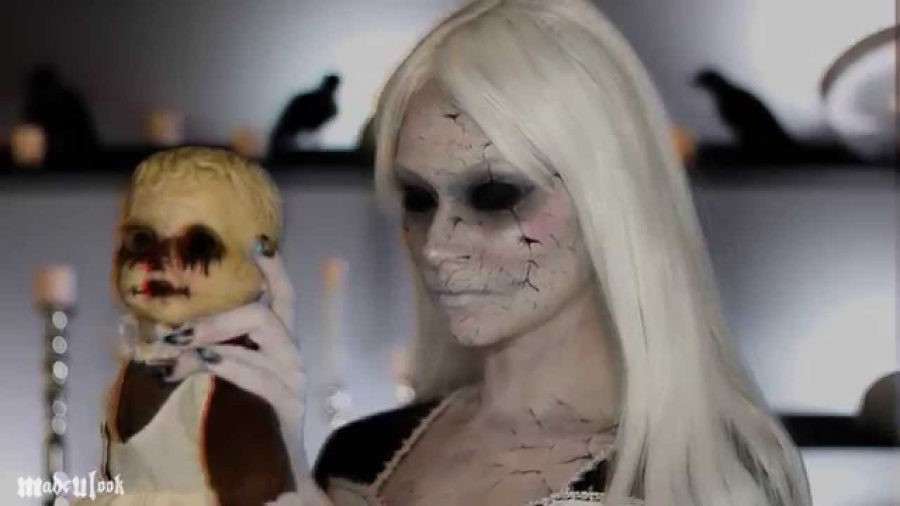 Урок по макияжу для треснувшей фарфоровой куклы