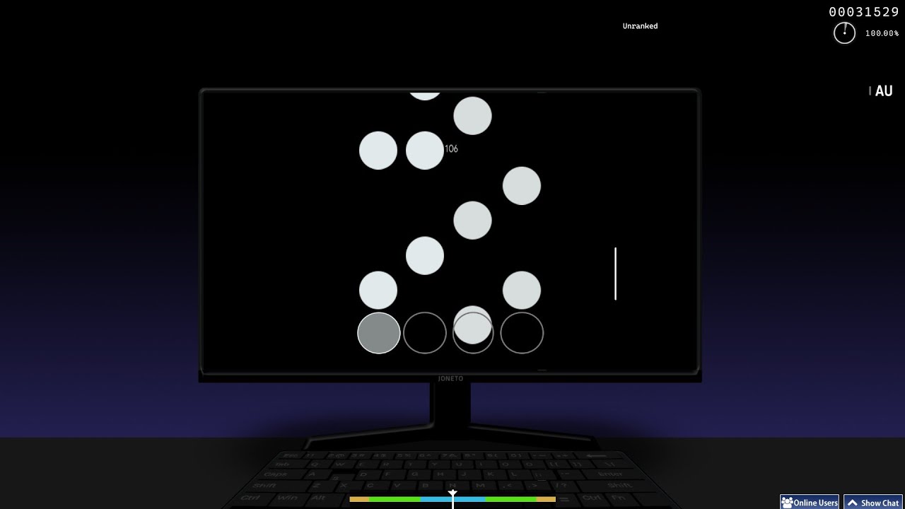 osu!mania inside a pc inside osu!mania
