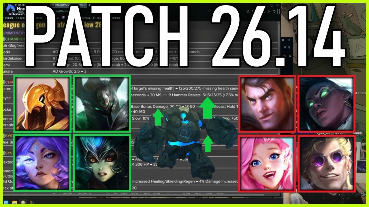 Nemesis reacts to FULL PATCH PREVIEW 26.14!