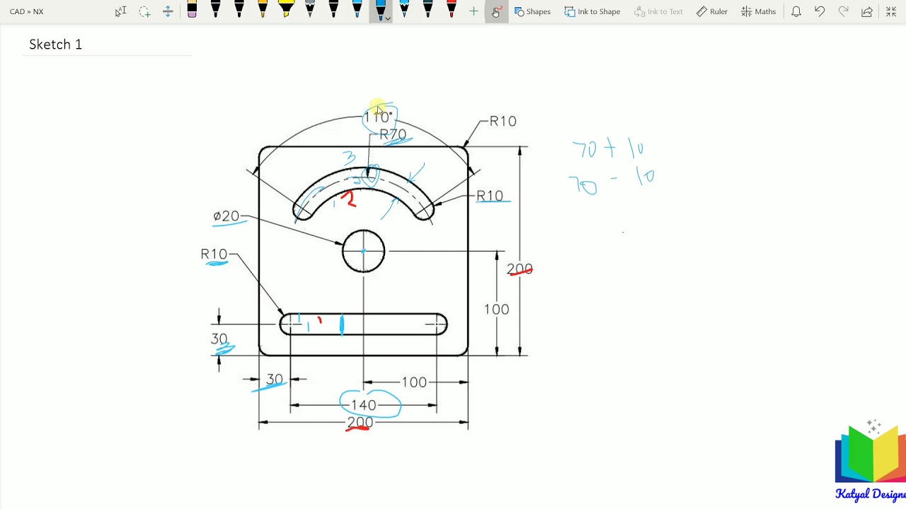 31.Sketch Practice 01 in NX Siemens (Mr Katyal)