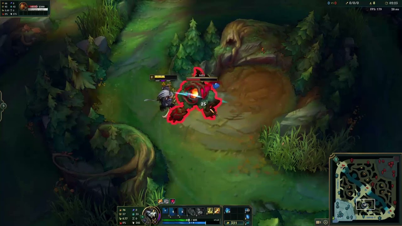 Rengar 3:21 Raptor Clear (1 SMITE)